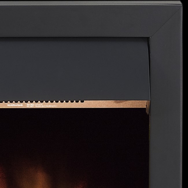 Adam Colorado Black Electric Inset Fireplace