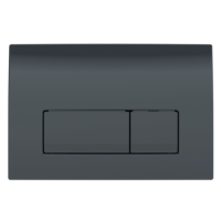 Geberit Delta50 Flush Plate - Matt Black