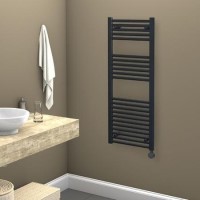 Towelrads Richmond Anthracite Thermostatic Electric Towel Radiator 691 x 450mm