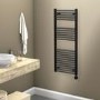 Towelrads Richmond Black Thermostatic Electric Towel Radiator 691 x 450mm