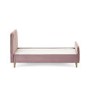 Toddler Bed Frame in Pink Velvet - Gatsby - Obaby