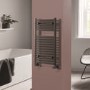 Towelrads Pisa Black Towel Radiator 800 x 400mm