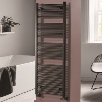 Towelrads Pisa Black Towel Radiator 1600 x 400mm