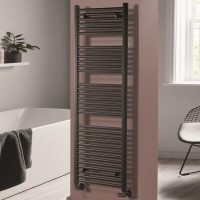 Towelrads Pisa Black Towel Radiator 1800 x 500mm