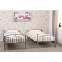 Silver Metal Bunk Bed - Ventura - Seconique