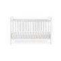 Grace White Wooden Cot Bed with Teething Rail - Obaby