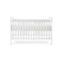 Grace White Wooden Cot Bed with Teething Rail - Obaby