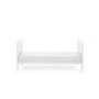 Grace White Wooden Cot Bed with Teething Rail - Obaby