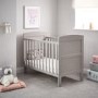 Grace Grey Wooden Cot Bed with Teething Rail - Obaby