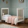 White Two Tone Mini Cot Bed - Maya - Obaby