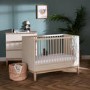 Satin Mini 2 Piece Nursery Furniture Set - Cot Bed and Changing Table - Astrid - Obaby