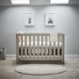 Nika Grey Convertible Cot Bed & Under Drawer - Obaby