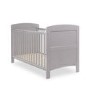 Grace Grey Convertible Cot Bed with Teething Rail -  Obaby