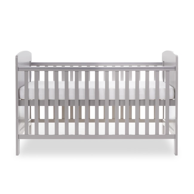 Grace Grey Convertible Cot Bed with Teething Rail -  Obaby