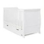 Stamford White Sleigh 2-Piece Nursery Furniture Set - Stamford Obaby