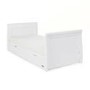 Stamford White Sleigh 2-Piece Nursery Furniture Set - Stamford Obaby