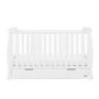 Stamford White Sleigh Cot Bed with Drawer - Obaby