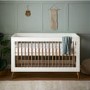 White Two Tone Cot Bed - Maya - Obaby