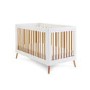 White Two Tone Cot Bed - Maya - Obaby