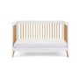 White Two Tone Cot Bed - Maya - Obaby