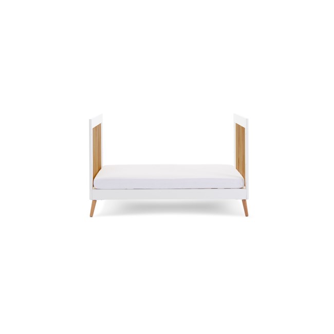 White Two Tone Cot Bed - Maya - Obaby