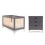 Maya Grey and Wood 2 Piece Room Set - Obaby