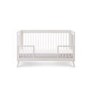 Maya Cot Bed in White with Acrylic - Obaby