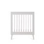 Maya Cot Bed in White with Acrylic - Obaby