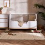 White Two Tone Cot Bed - Astrid - Obaby