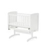 Gliding Crib and Mattress in White - Obaby