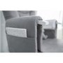 Grey Fabric Reclining Glider Chair and Stool - Obaby