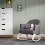 Round Back Rocking Chair in Dark Grey - Obaby