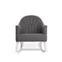 Round Back Rocking Chair in Dark Grey - Obaby