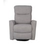 Savannah Swivel Glider Recliner Chair in Pebble - Obaby