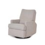 Madison Swivel Oatmeal Glider Recliner Chair - Obaby