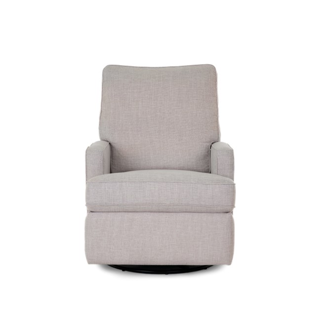 Madison Swivel Oatmeal Glider Recliner Chair - Obaby