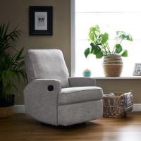 Madison Swivel Pebble Glider Recliner Chair - Obaby 