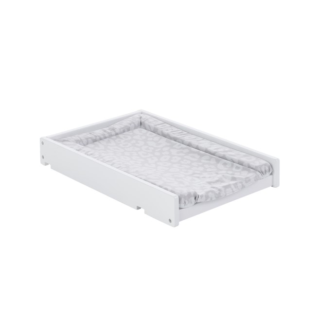 White Space Saver Cot Top Changer - Obaby