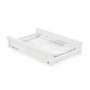 Stamford White Wooden Cot Top Changer - Obaby