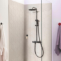 Grohe Vitalio Start System 250 Thermostatic Shower Set - Black