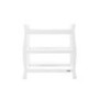 Stamford White Sleigh Open Changing Table with Storage- Obaby