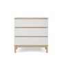 White Two Tone Changing Table with Drawers - Astrid - Obaby