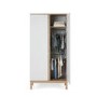 Nursery Wardrobe with Shelf in White - Astrid - Obaby