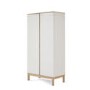 Nursery Wardrobe with Shelf in White - Astrid - Obaby