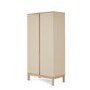 Nursery Wardrobe with Shelf in Satin - Astrid - Obaby