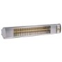 Qlima Wall Mounted Electric Patio Heater - 2kW in Silver