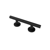 Matt Black Stainless Steel Luxury Straight Grab Rail 355mm