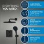 GROHE QuickFix Precision Thermostat Concealed shower system with Vitalio Comfort 250