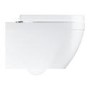 Wall Hung Rimless Toilet with Soft Close Seat Frame and Cistern - Grohe Solido Euro