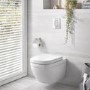 Wall Hung Rimless Short Projection Toilet with Soft Close Seat - Grohe Euro